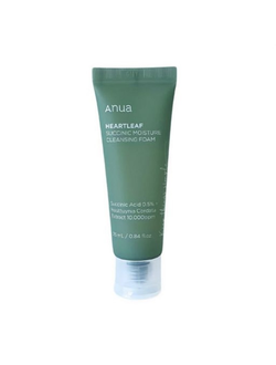 Пенка для умывания Anua Heartleaf Succinic Moisture Cleansing Foam  25 мл