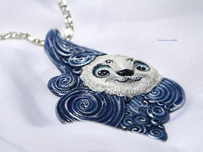 "Дух Северного Моря. Баллада о Бельке" - фэнтези-подвеска в кельтском стиле