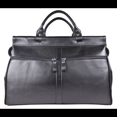 Кожаный саквояж Veano Premium black (арт. 4004-61)