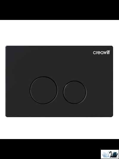 Панель смыва инсталляции CREAVIT TERRA GP9002.01 черный матовый купить в магазине Маруся со скидкой