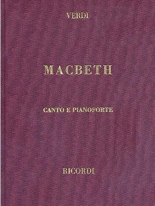 Verdi. Macbeth Klavierauszug (it) Твёрдый переплёт