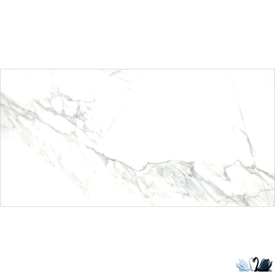 Керамогранит Eurotile Amina Calacatta 717 60x120 см Glossy белый мрамор