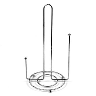 Держатель хромированный для бумажного полотенца &quot;На ножках&quot; h30см