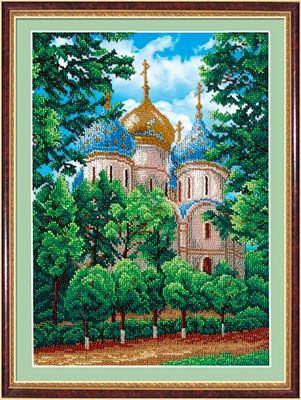 Собор в честь Успения Пресвятой Богородицы бг-279, МП Студия (набор для вышивания бисером)