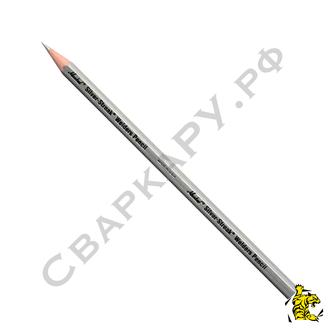 Карандаш сварщика перманентный  огнестойкий серебряный Markal Silver Streak Welder Pencil до +1500°C