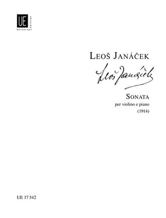 Janacek Sonata for Violin and Piano (1914)