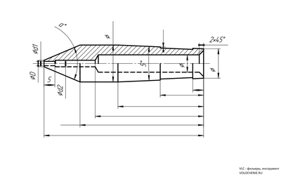 Дорн для экструзионных головок