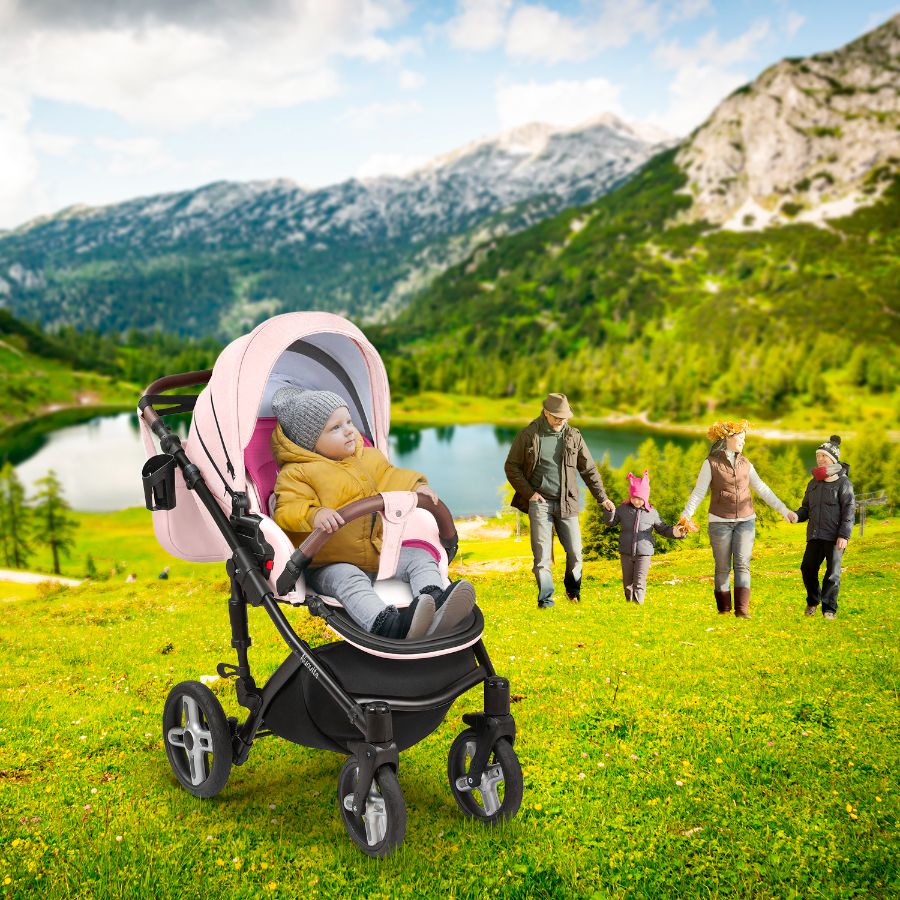 Коляска 2в1 Nuovita Carro Sport Rosa