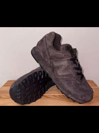 New Balance x Stone Island 574 Legacy Ghost 'Dark Brown'