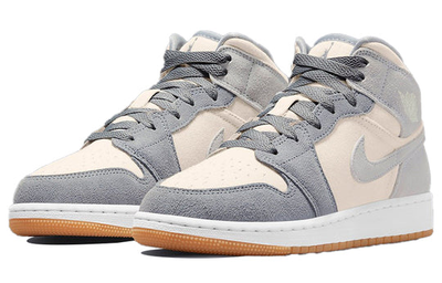 Nike air jordan sales 1 mid particle grey
