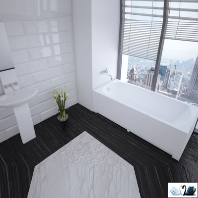 Ванна Aquatek Ника 150x75 см NIK150-0000001, акриловая, прямоугольной формы