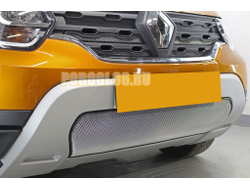 Защита радиатора Renault Duster 2021- chrome низ