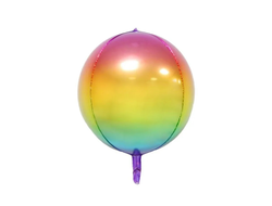 Шар фольгированный Сфера радужная