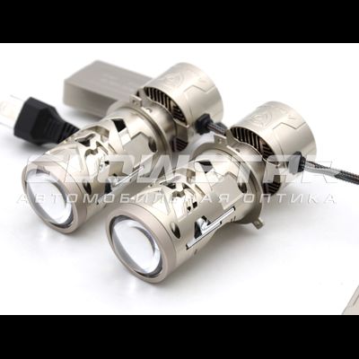 Билед модули Aozoom Mini-Led H4 New 2025 мини линзы, 6000K, 12V, 50/80W