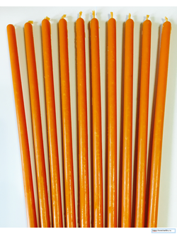 Свеча оранжевая №20 (3 часа горения).