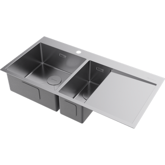 МОЙКА OMOIKIRI AKISAME 100-2 IN-L (4973544) НЕРЖАВЕЮЩАЯ СТАЛЬ