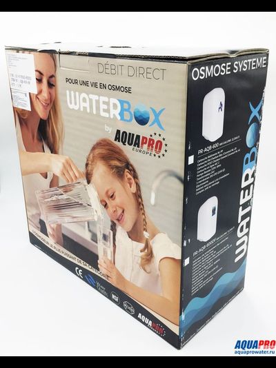 Безбаковая система обратного осмоса AquaPro AQB-600DF с дисплеем загрязненности картриджей