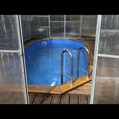 Деревянный морозоустойчивый бассейн "Баргузин" 500 х 250 х 145 см Кристалл