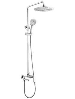 ST300, Душевая система со смесителем,хром, ESKO