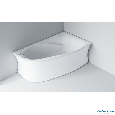 Astra-Form ванна Селена правосторонняя 170/100 см белая