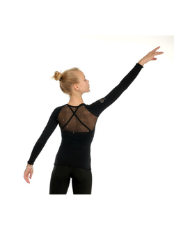 Термо-майка "Starlight"  с длинным рукавом с сеткой стрейч  (арт.313)