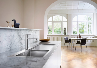 Мойка Blanco CLARON 500-IF/A с отв. арм. InFino, Durinox