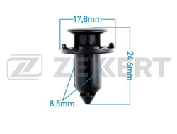 КЛИПСА КРЕПЕЖНАЯ ZEKKERT BE-2693