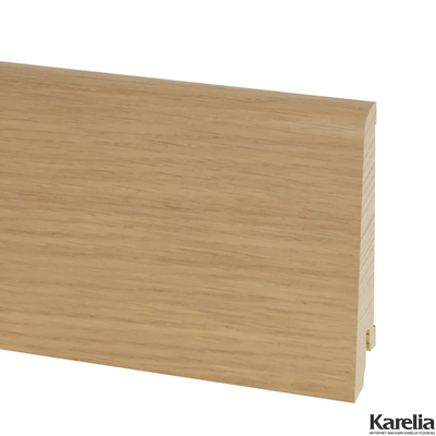 Плинтус напольный Pedross KS80 Дуб Белёный шпон 80х16х2500