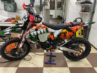Наклейки на мотоцикл KTM 125-450 SX, SXF 2019-2022, EXC 2020-2023/GR8 #1659