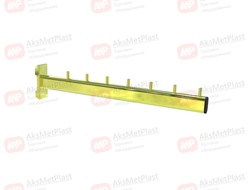 G-F735Z Кронштейн прямой цвет: золото, 7 штырьков L=350 мм для профиля и колонны системы Базис/Canalina/Global