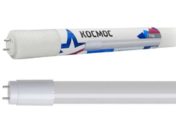 Космос T8 G13 10W (1100lm) 6500K 6K 600x26  стекло Lksm_LED10wG13T865GL