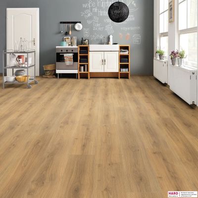 Ламинат Haro Tritty 100 Gran Via Дуб Эмилия Медовый 538772 32 класс толщина 8 мм с фаской 2.68 м2