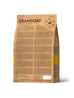 Grandorf (Грандорф): сухой корм для собак мини-пород 4 вида мяса с пробиотиками, 1 кг