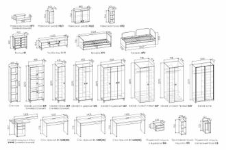 СМАРТИ ПИНК Навесной шкаф НШ2
