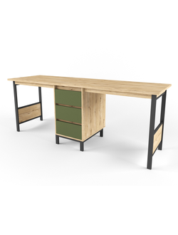 Стол на 2 рабочих места 2+2 ОЛИВА