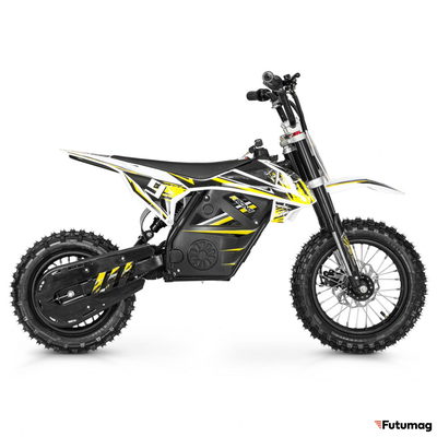 Электромотоцикл GreenCamel Питбайк DB450, 48V 1200W R12/R10 желтый