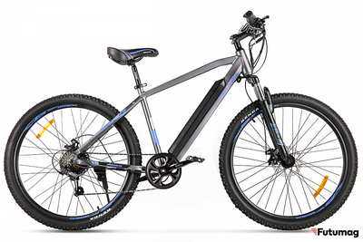 Электровелосипед Eltreco XT 600 Pro (Серо-синий)