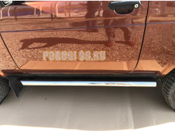 Защита штатного порога труба d60 для Lada Niva Legend 2023-