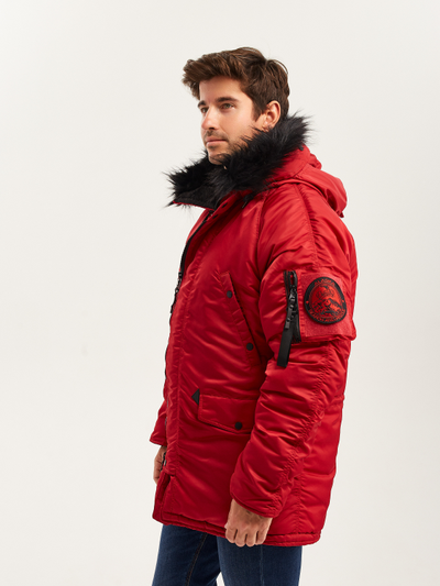 Куртка N3B COMPASS RED/BLACK