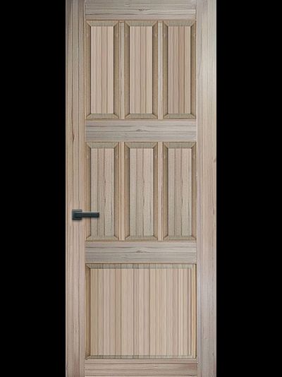 Двери из массива лиственницы ДГ 7Ф