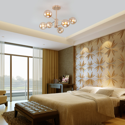 Потолочная люстра со стеклянными плафонами 30166/6 золото Eurosvet&trade;