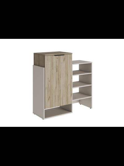 Бохо ТМ-001 тумба-комод Дуб Крафт Серый/Кашемир