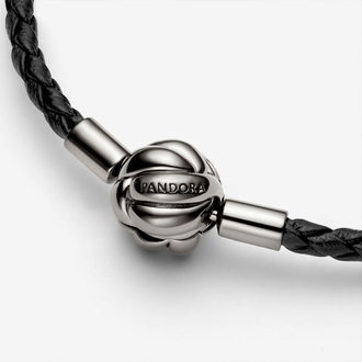 Браслеты Пандора - Кожаный браслет Любовные узы Pandora Артикул: 542421C01