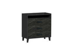 Спальня АЙРИС - АЙРИС 455 Комод Антрацит/Креатель