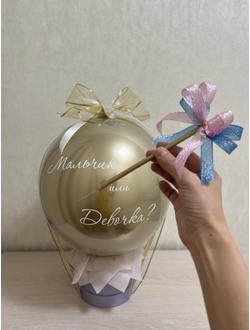 Гендерный шар с воздухом