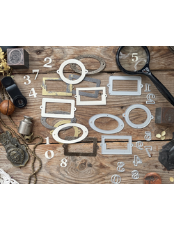 Набор ножей для вырубки «Библиотечный учет»