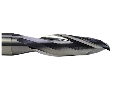 Фреза спиральная по алюминию 12x35/50 s12x106 Z2 HM стружка вверх