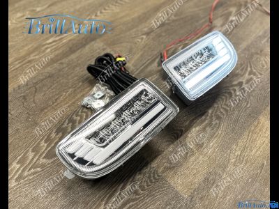 Противотуманки Toyota Land Cruiser 100 бегающие LED светлые