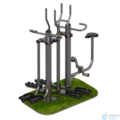 Лыжник+Велосипед+Разведение ног