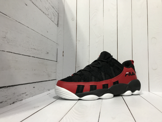 Кроссовки Fila Spaghetti мужские черно-красного цвета